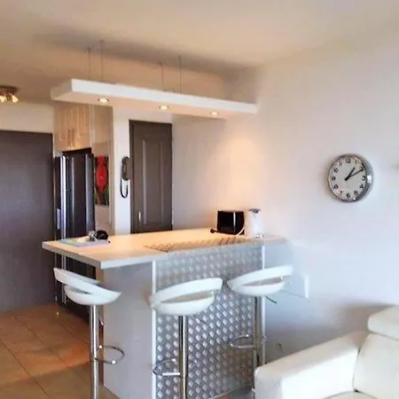 With One Bedroom In With Wonderful Sea View And Shared Pool 1 Km From The Beach *